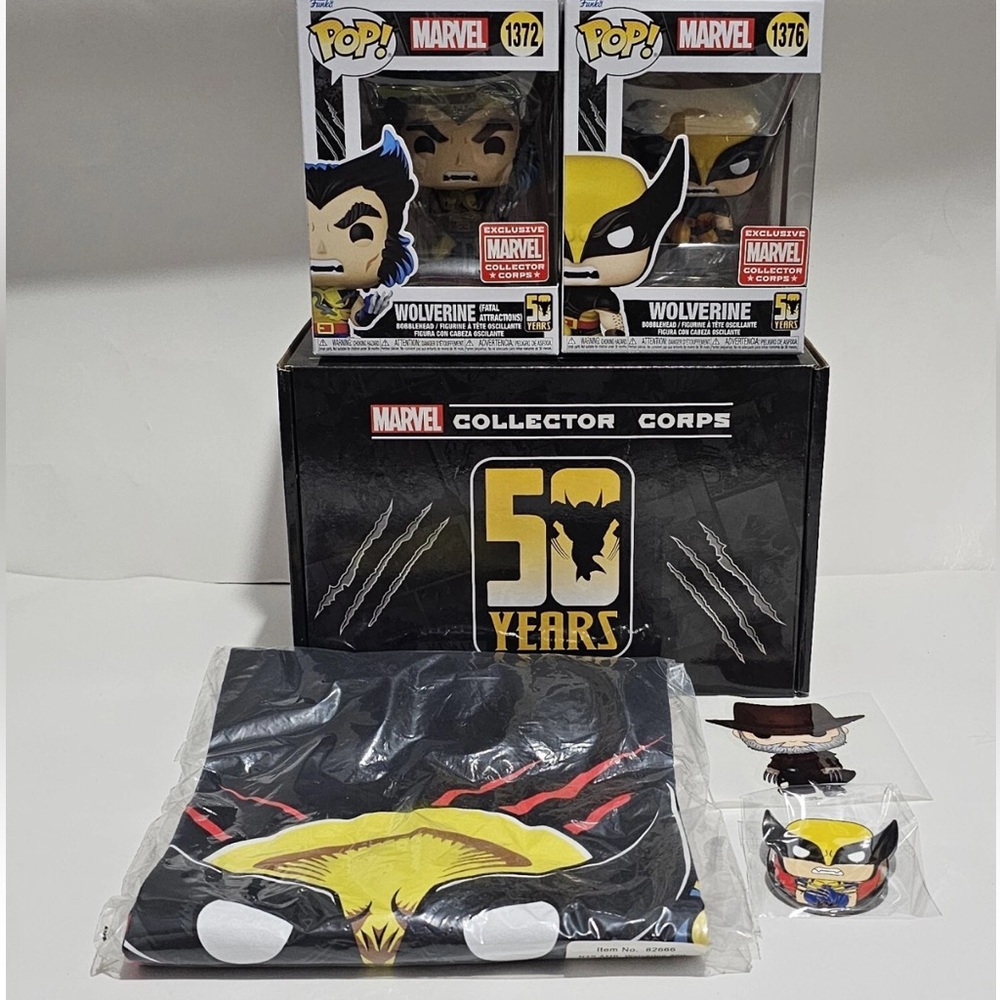 Marvel Wolverine Collector Set - Black, Yellow, Red, New in Box